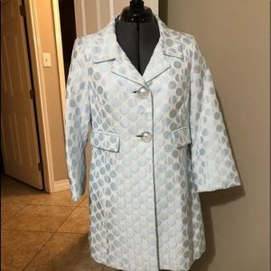 W By Worth Coat Womens Cotton Blend Sz 6